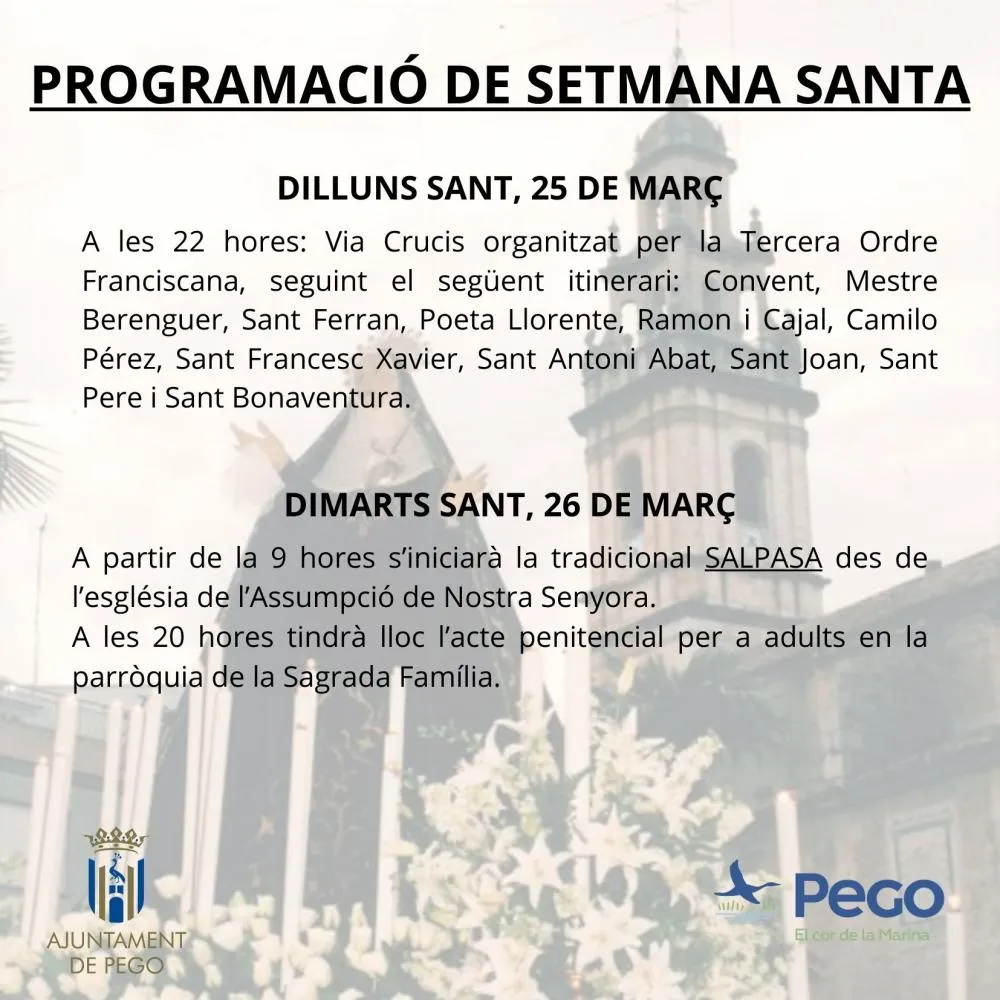 Semana Santa Pego 2024