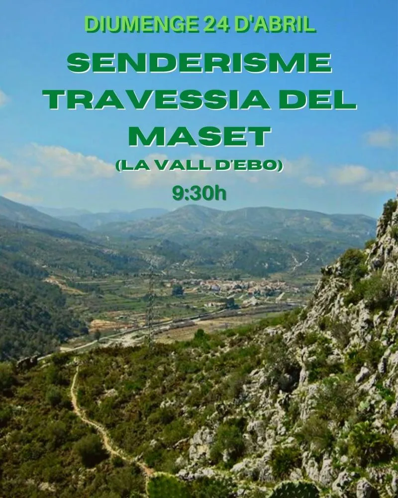 Senderismo Travesía del Maset