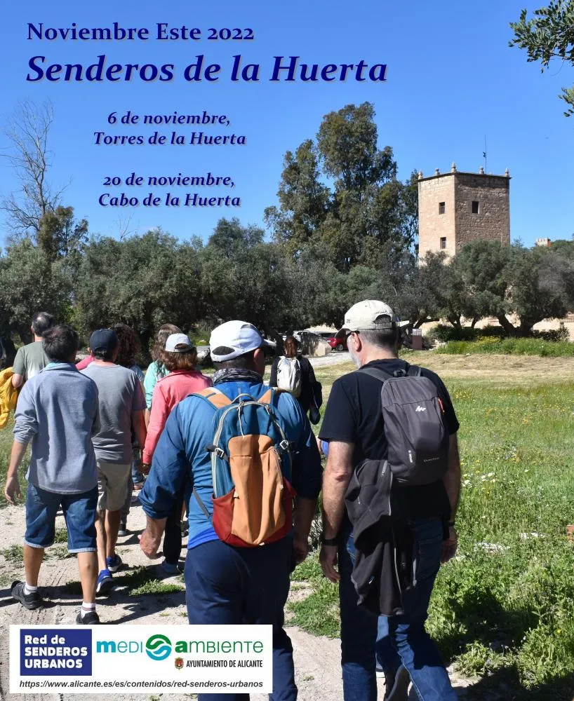 Senderos guiados y gratuitos Noviembre Este Senderos de la Huera por el Cabo