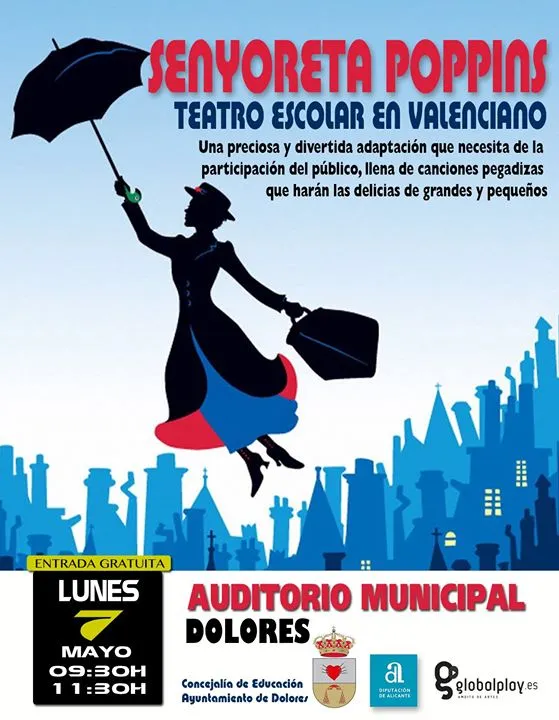 Senyoreta Poppins - Teatro Escolar en Valenciano en Dolores