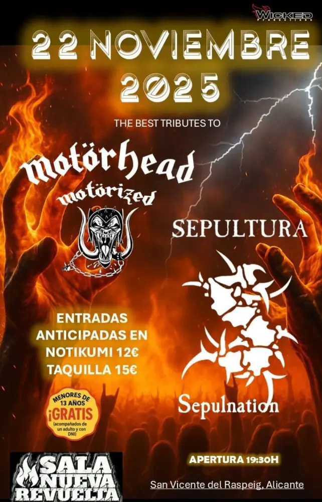 Sepulnation & Motorized en Sala La nueva revuelta