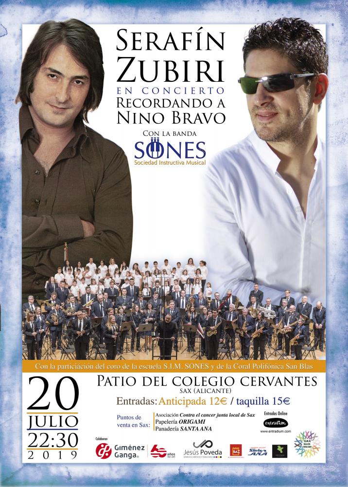 Serafín Zubiri con Sones de Sax (Recordando a Nino Bravo)