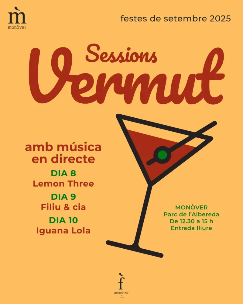 Sessions Vermut ► Fiestas de Septiembre Monóvar 2025