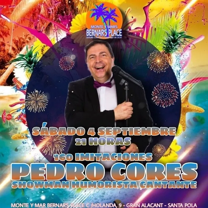 Show de Pedro Cores en Gran Alacant