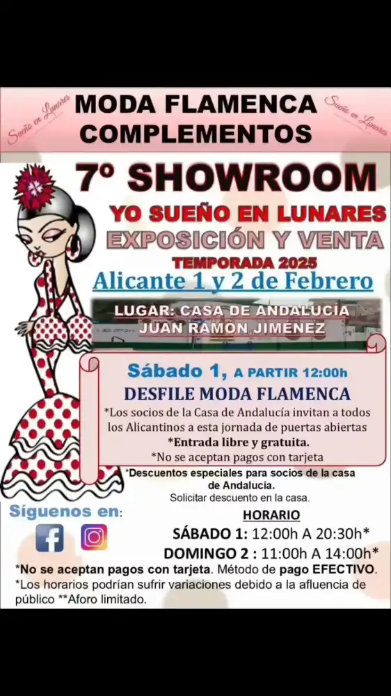 Showroom Moda Flamenca y complemenots