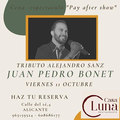 Siente la mágia de Alejandro Sanz con Juan Pedro Bonet