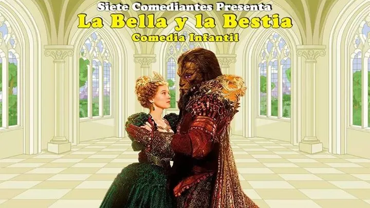 Siete comediantes: La bella y la bestia (comedia infantil) en la Plaza Mayor de Aspe