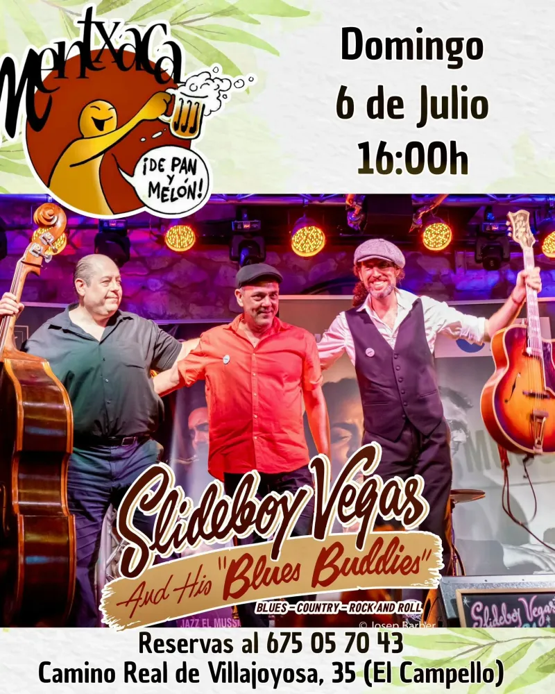 Slideboy Vegas and the "Blues Buddies"