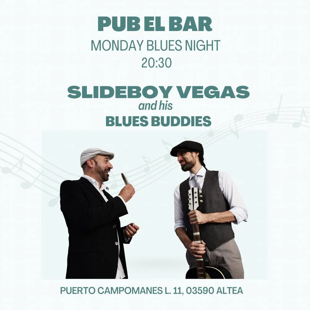 Slideboy Vegas en El Bar, Campomanes (Altea)