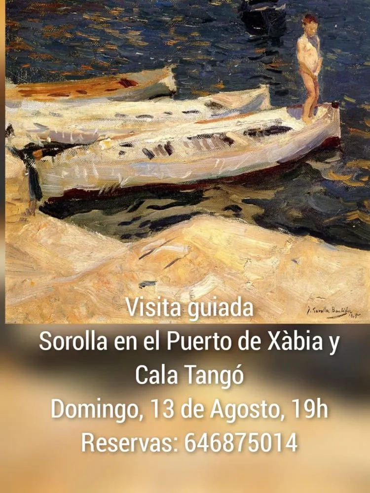Sorolla en el puerto y cala Tangó