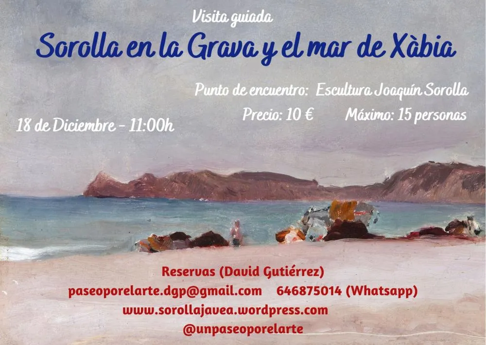 Sorolla en la Grava y el Mar de Jávea