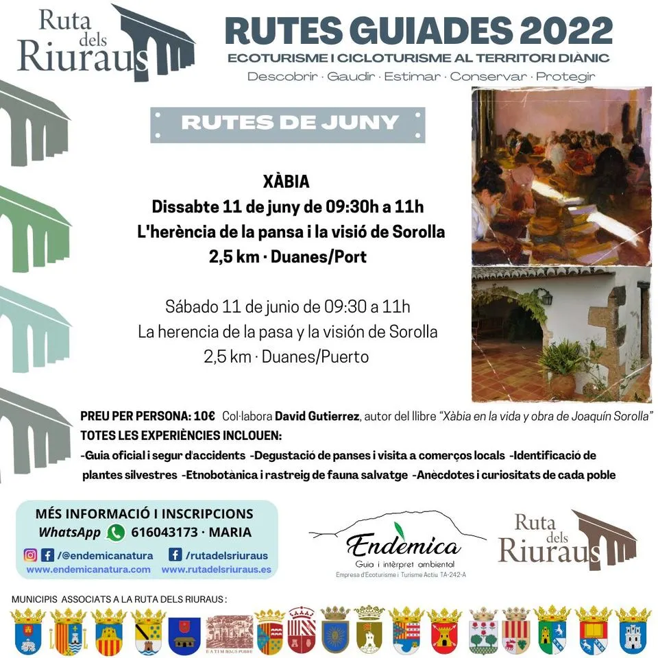 Sorolla i la Ruta dels Riuraus a Xàbia - Junio