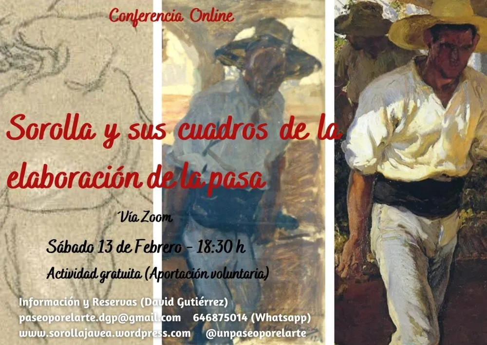 Sorolla y sus cuadros de la elaboración de la pasa en Xàbia