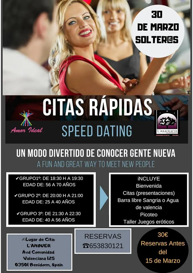 Speed Dating en Benidorm