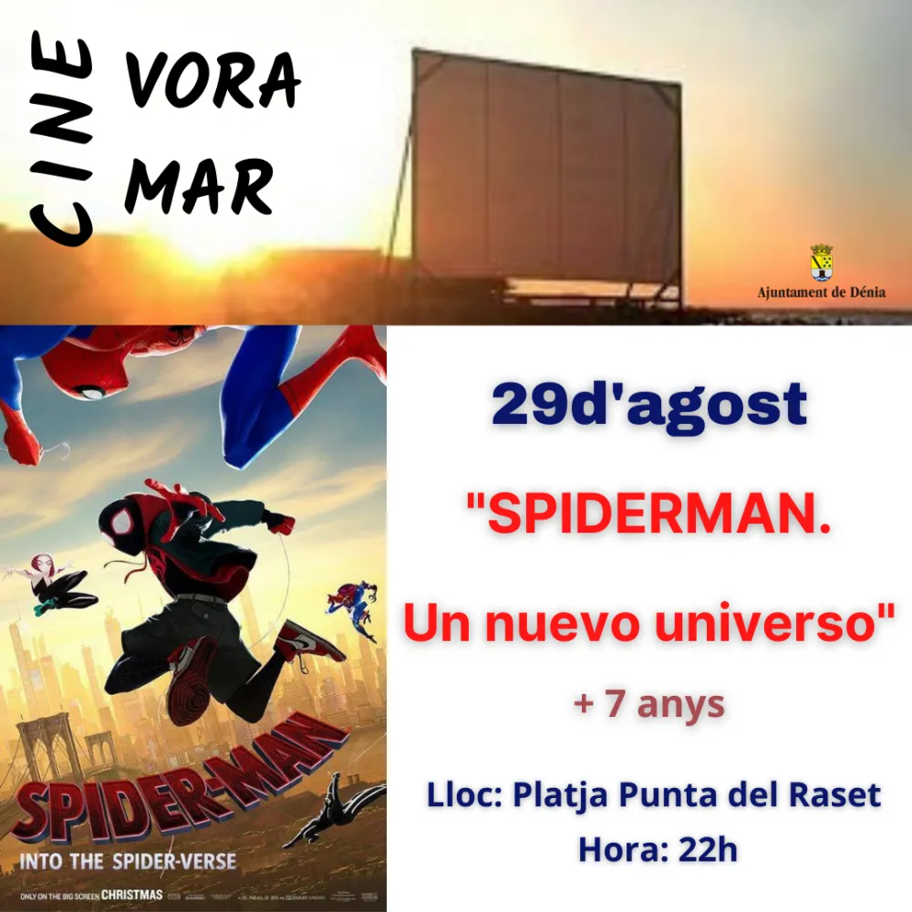 Spider-man. Un  nuevo universo - Cine Voramar 2021