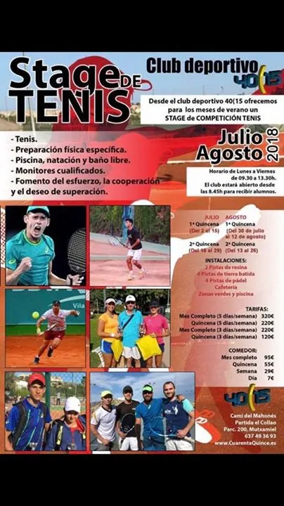 Stage de Tenis Club deportivo 40(15