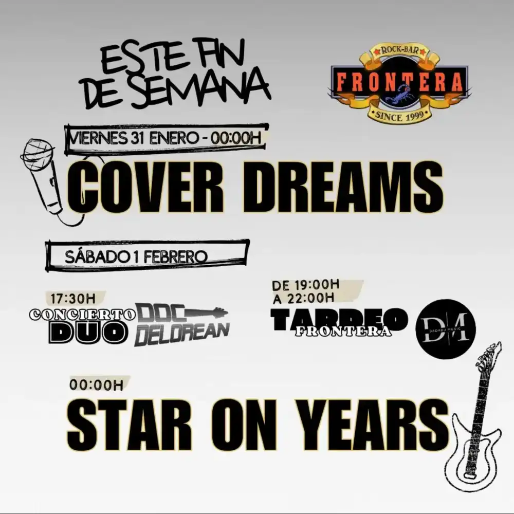 Star on years, Cover Dreams, Duo y Doc Delorean y Tardeo Frontera