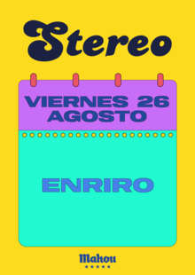 Stereo Alicante - Viernes 26 con Enriro