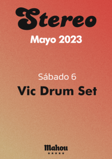 Stereo Alicante con Vic Drumset