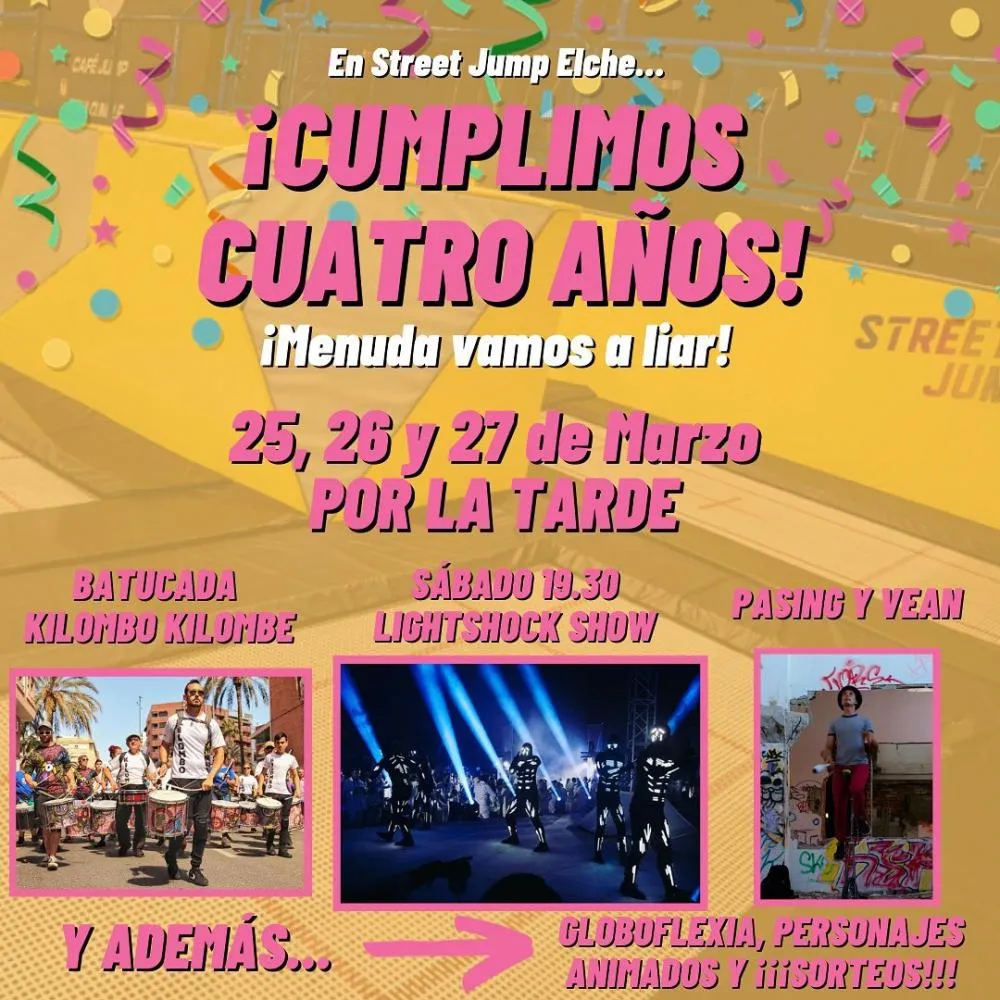 Street Jump Elche - Cuarto aniversario