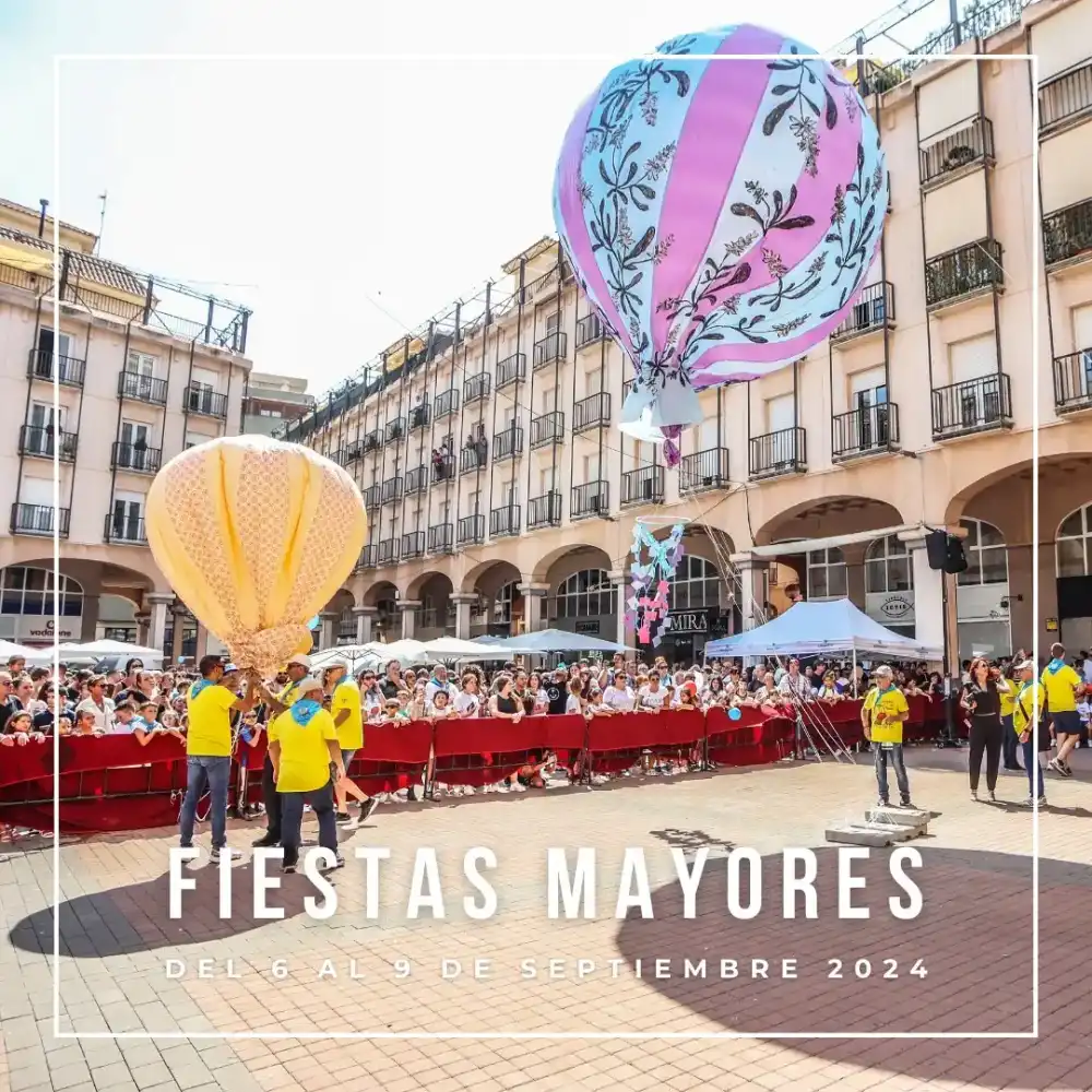 Suelta de globos aerostáticos ► Fiestas Mayores Elda 2024