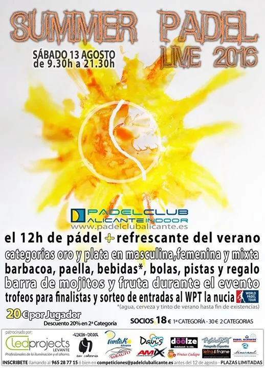 Summer Padel Live 2016