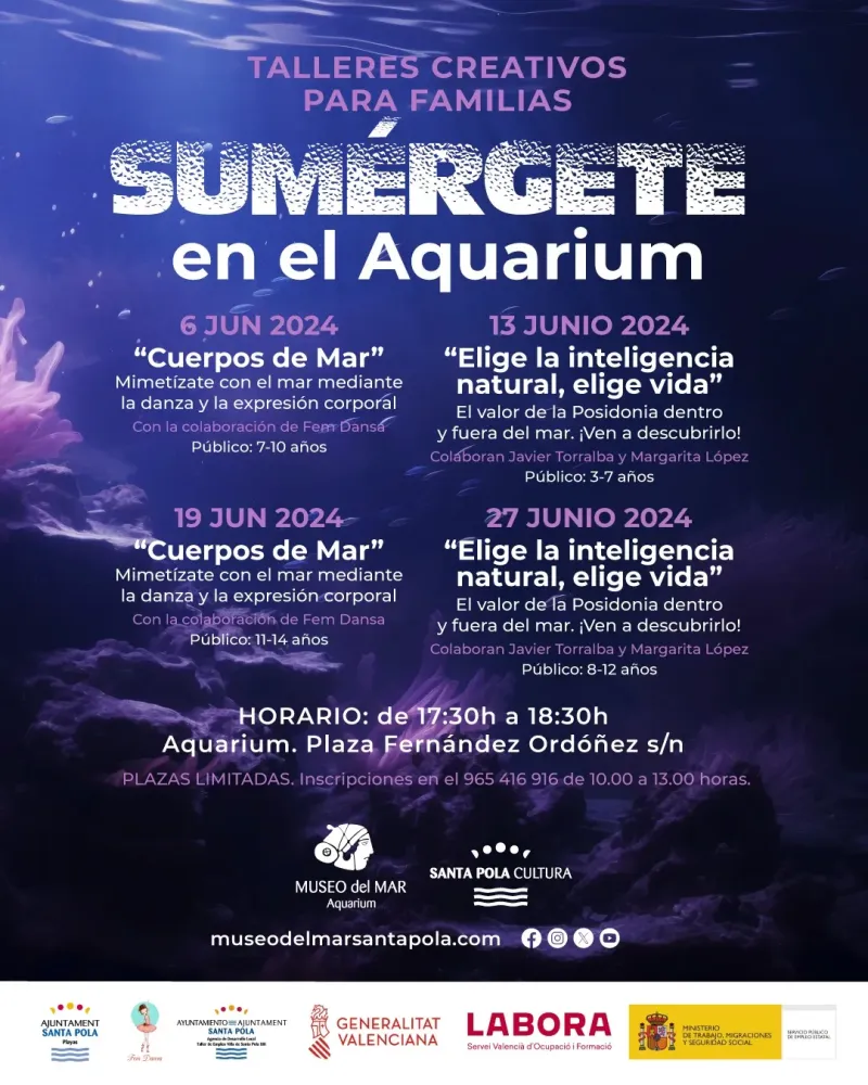 Sumérgete en el Aquarium - Junio 2024