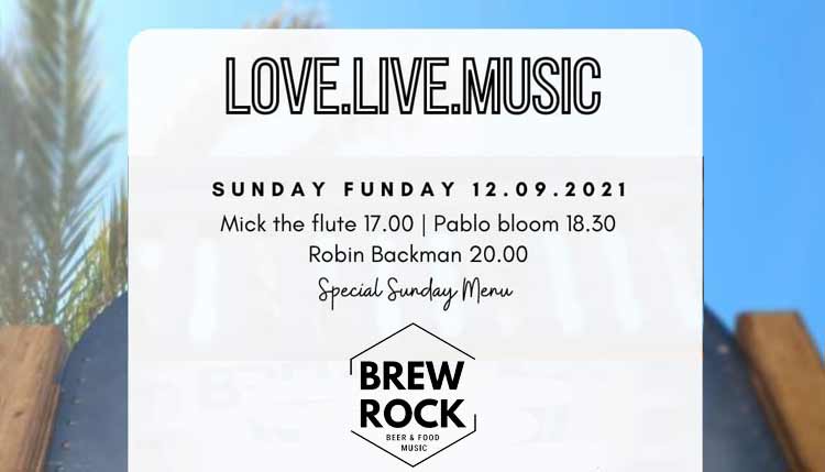 Sunday Funday Live Music @ Brew Rock