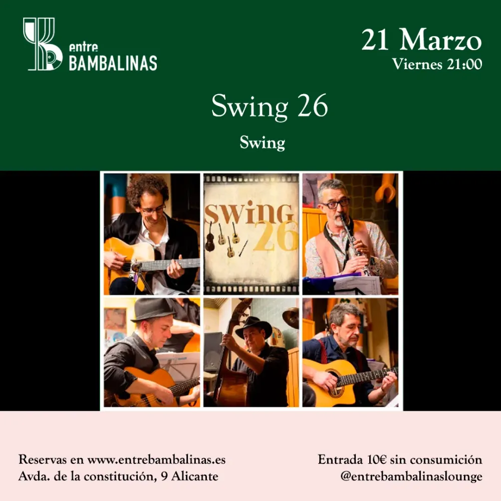 Swing 26 / Swing,. Gypsy Jazz, Jazz manouche