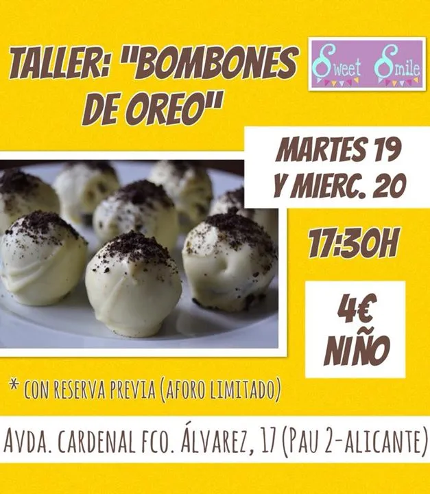 Taller: Bombones de oreo