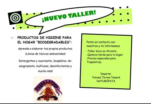 Taller "Higiene para el hogar" Productos biodegradables