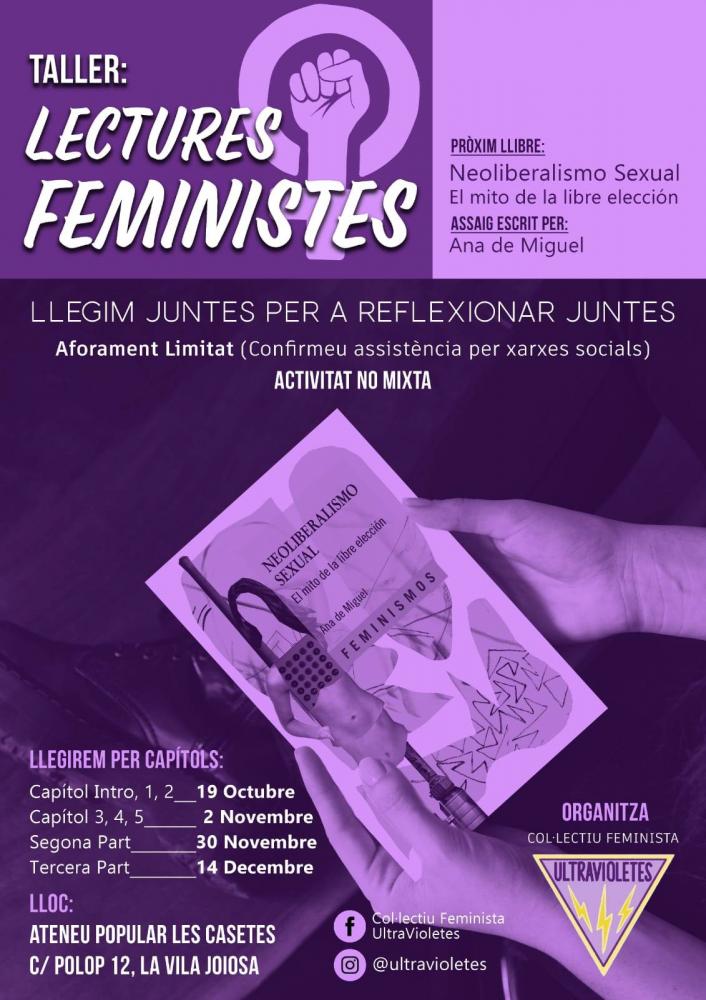Taller: Lectures Feministes en el Ateneu Popular Les Casetes