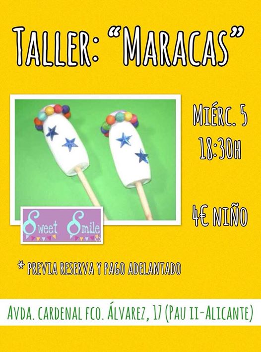 Taller:"Maracas" en Alicante