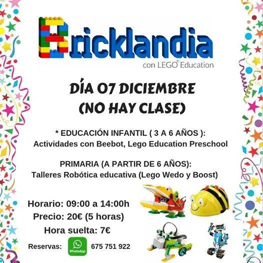 Taller 7 de diciembre en Bricklandia