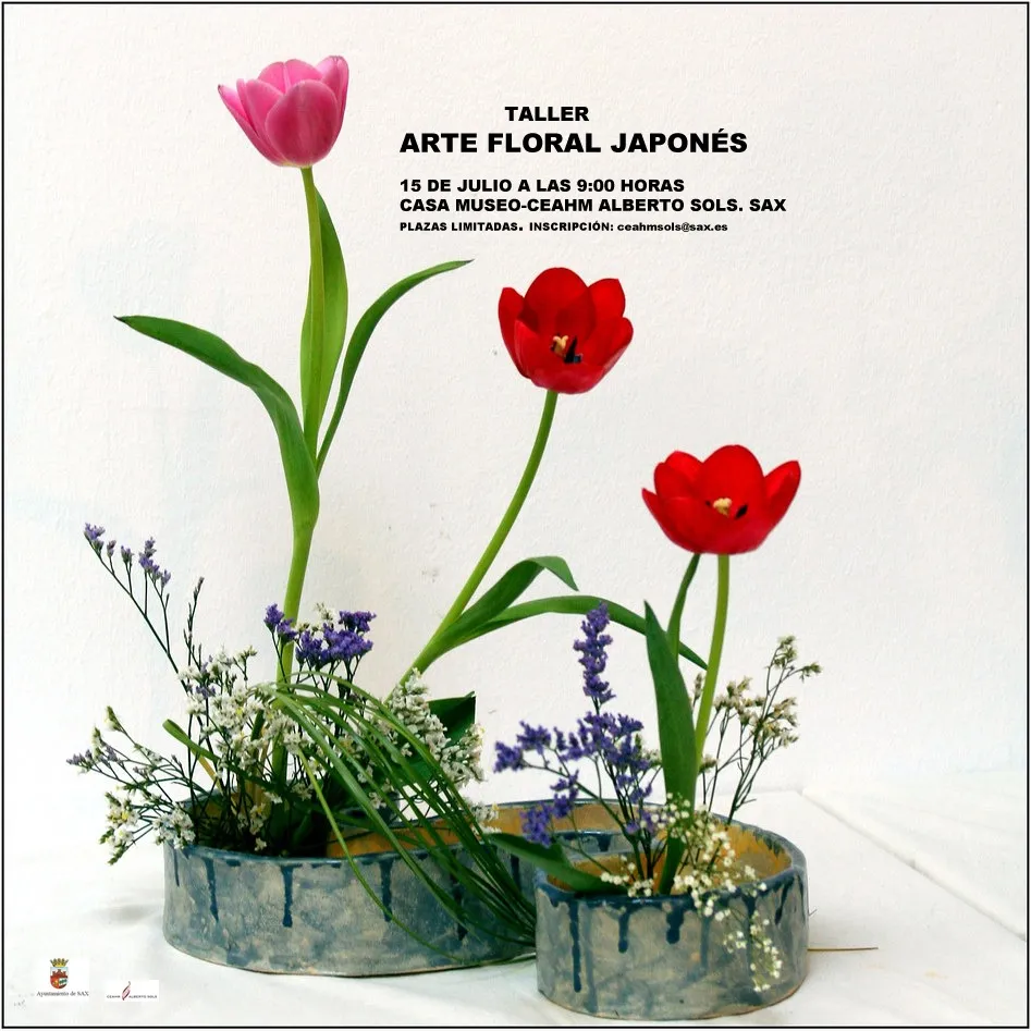 Taller Arte floral Japonés en Sax