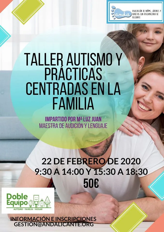 Taller autismo y prácticas centradas en la familia