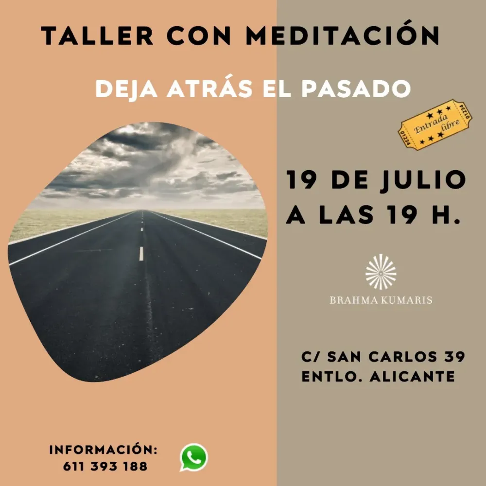 Taller con meditación: Deja atrás el pasado