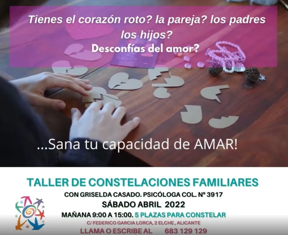 Taller constelaciones familiares con Griselda Casado