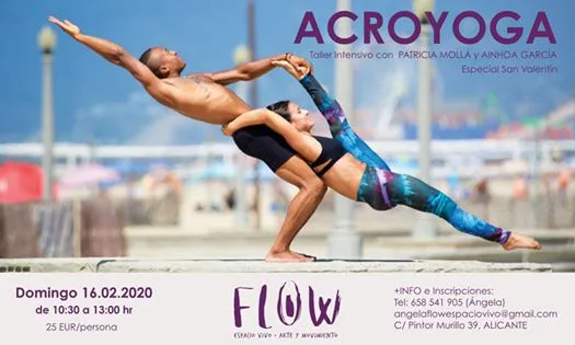 Taller de Acroyoga con Patricia Mollá y Ainhoa García