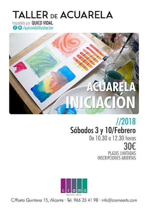 Taller de Acuarela con Quico Vidal