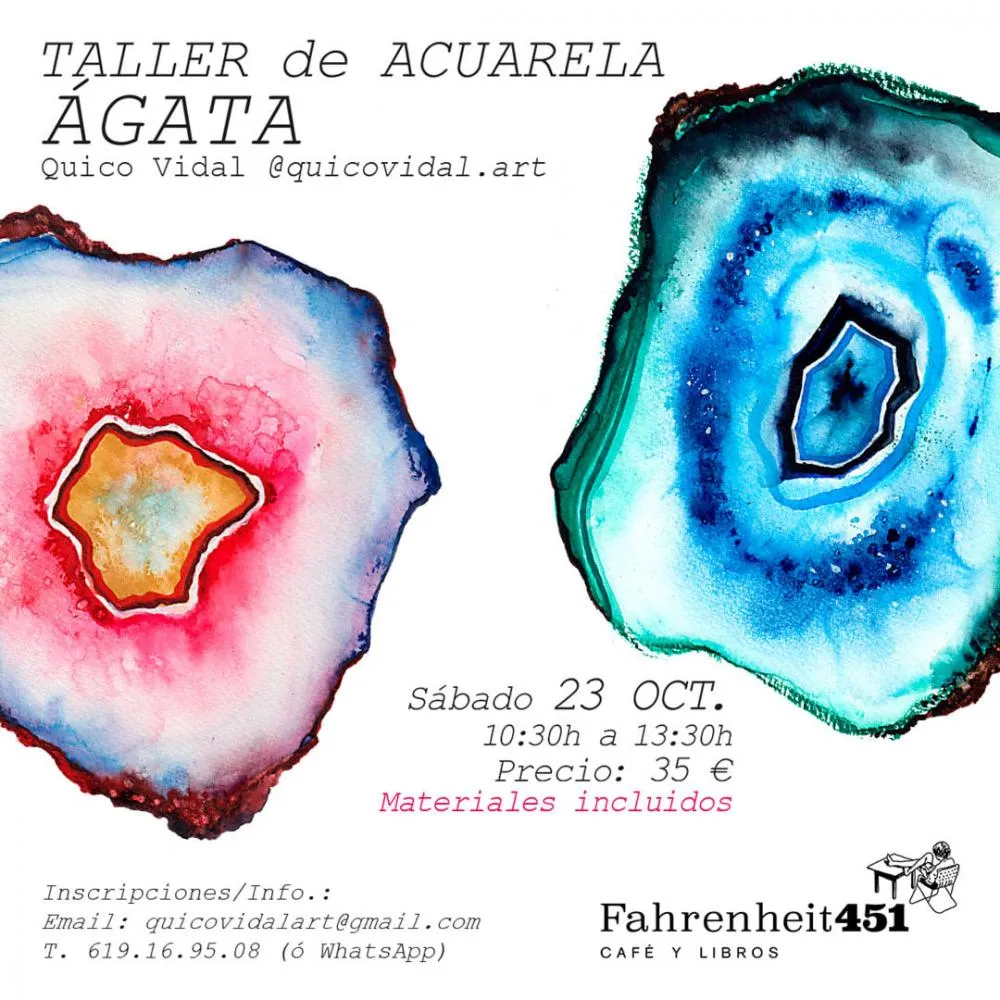 Taller de acuarela Ágata