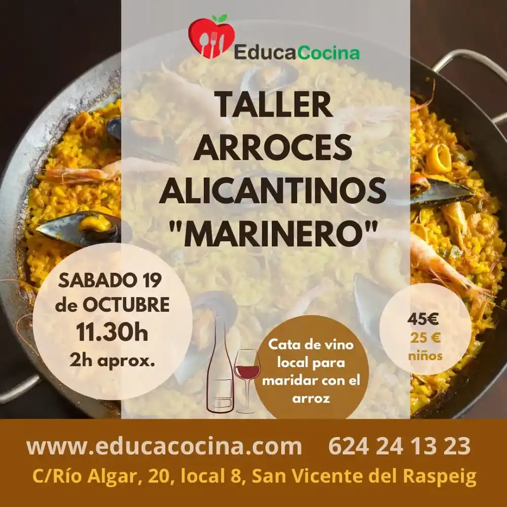 Taller de arroces alicantinos "Marinero"