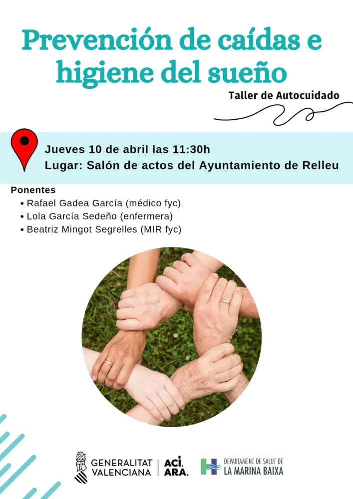 Taller de autocuidado "Prevención de caídas e higiene del sueño"