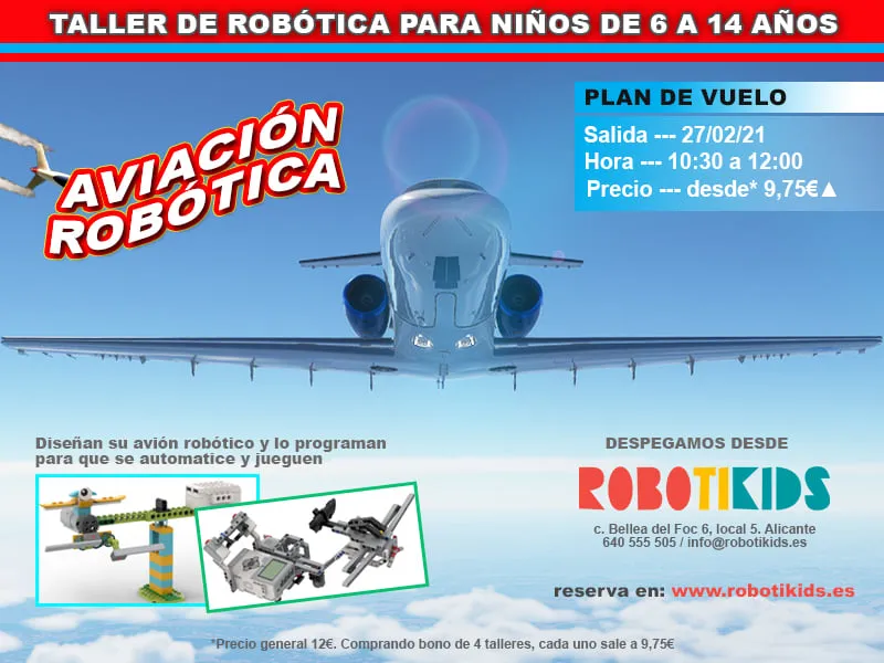Taller de aviación robótica