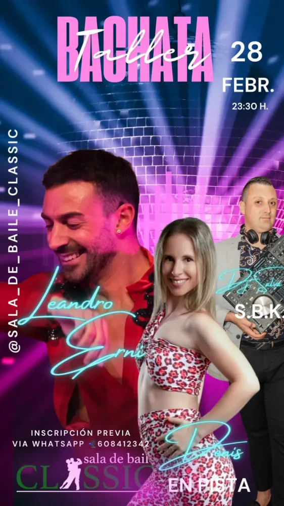 Taller de Bachata en Sala de Baile Classic