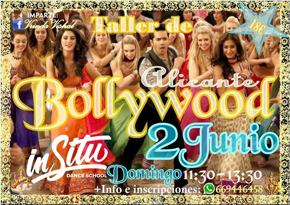 Taller de Bollywood en Alicante