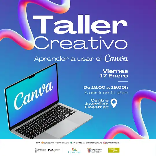 Taller de Canva para jóvenes