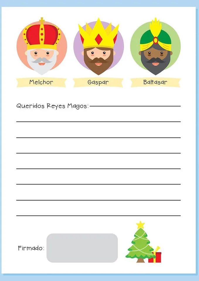 Taller de cartas a los Reyes Magos de Oriente