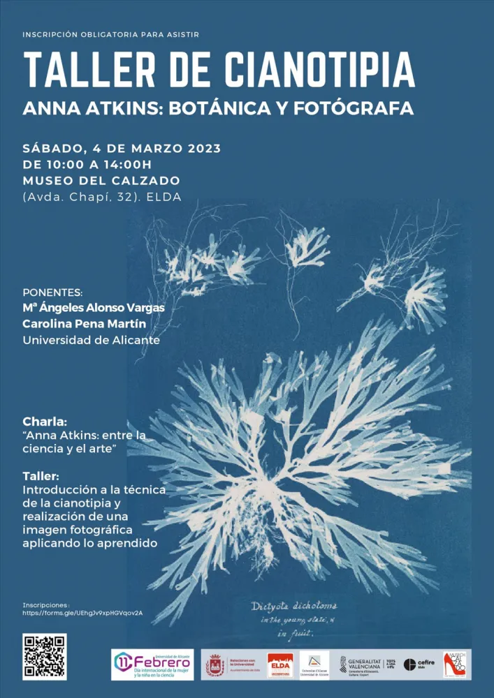 Taller de Cianotipia. Anna Atkins: Botánica y fotógrafa