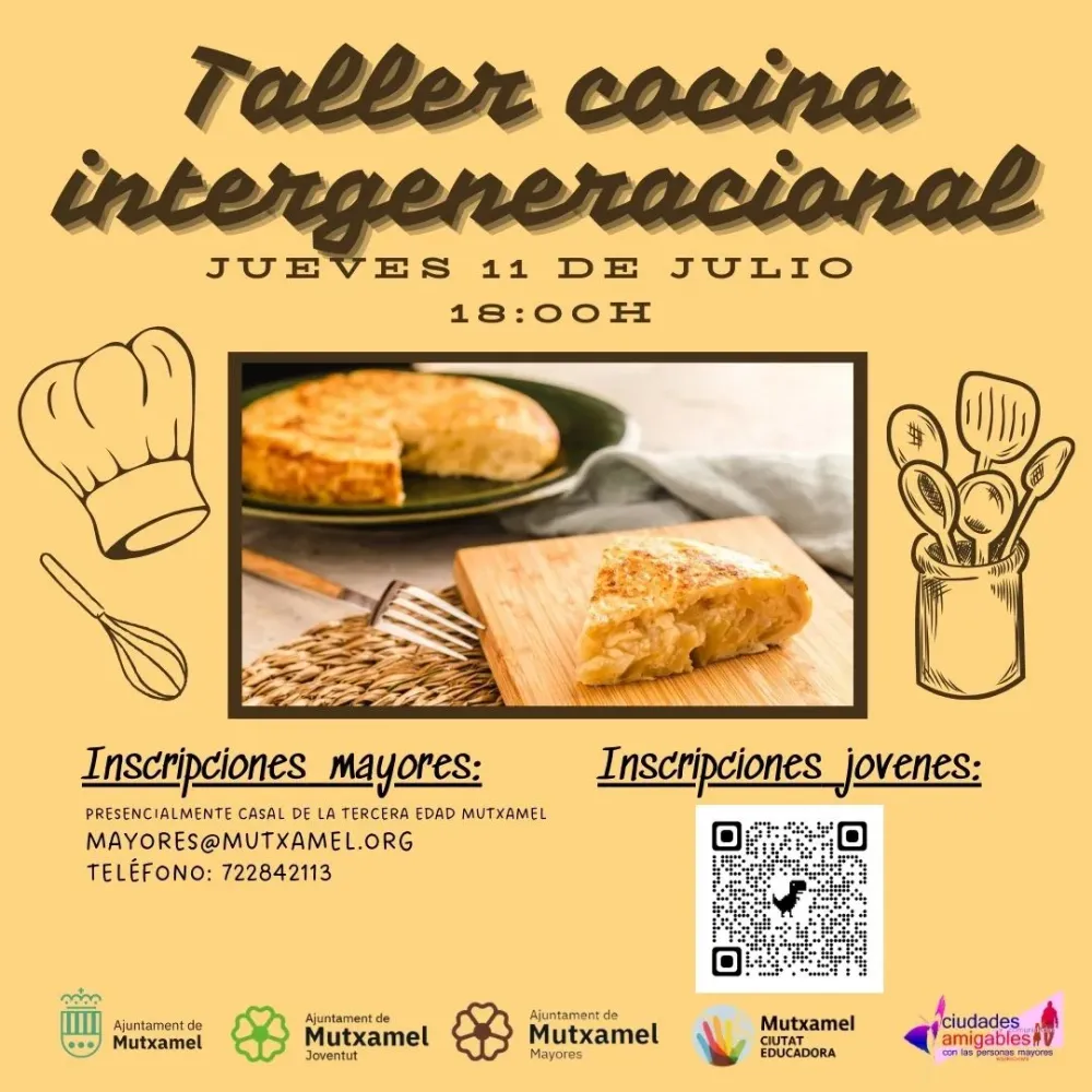 Taller de cocina intergeneracional